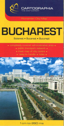 Buy map Bucharest City Map