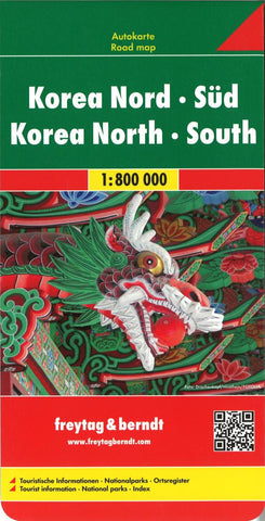 Buy map Korea, North and South by Freytag-Berndt und Artaria