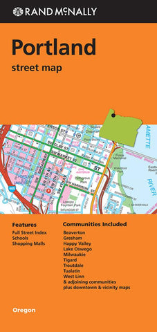 Buy map Portland, Oregon by Rand McNally