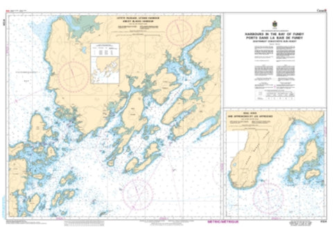 Buy map Harbours in the Bay of Fundy, Southwest Coast/Cote Sud-Ouest by Canadian Hydrographic Service