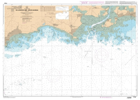 Buy map De la Polnte de Saint-Jacques A Damgan by SHOM