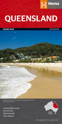 Buy map Queensland, Australia, Handy Map by Hema Maps