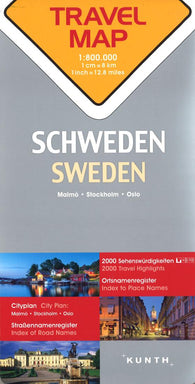 Buy map Schweden = Sweden : travel map = Sverige = Suède