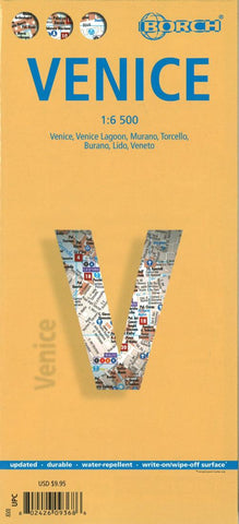 Buy map Venice, Italy by Borch GmbH.