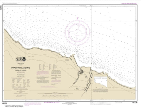 Buy map Pa‘auhau Landing Island Of Hawai‘i (19326-7) by NOAA