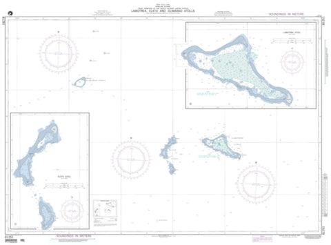 Buy map Lamotrek, Elato And Olimarao Atolls (Caroline Islands) (NGA-81251-1) by National Geospatial-Intelligence Agency