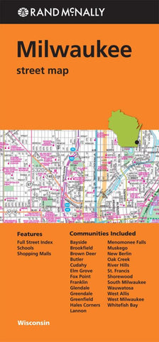 Buy map Milwaukee, Wisconsin City Map