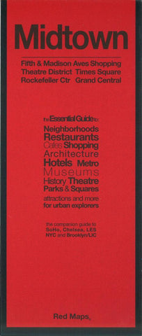 Buy map Midtown New York City, New York by Red Maps