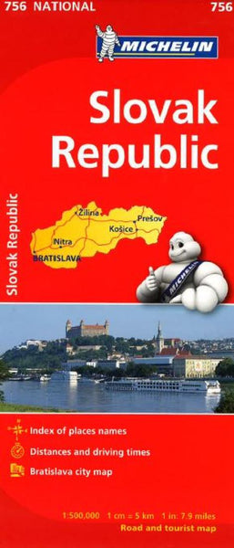 Buy map Slovak Republic (756) by Michelin Maps and Guides