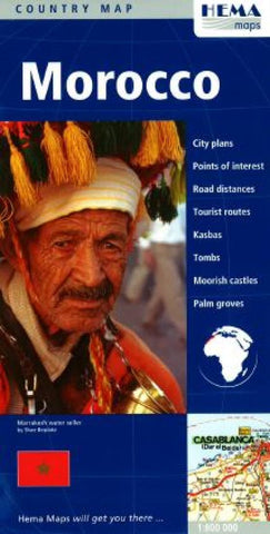 Buy map Morocco by Hema Maps