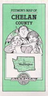 Buy map Chelan County, Washington by Pittmon Map Company