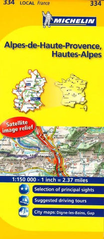 Buy map Alpes De Haute Provence (334) by Michelin Maps and Guides
