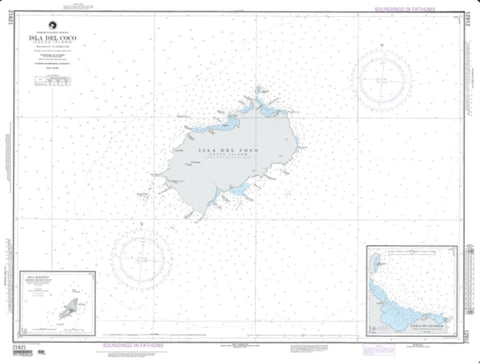 Buy map Isla Del Coco (NGA-21621-10) by National Geospatial-Intelligence Agency