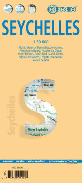 Buy map Seychelles = Seychellen