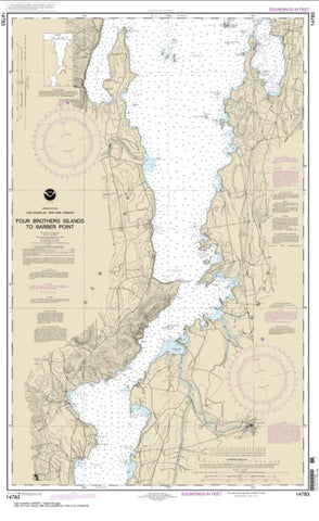 Buy map Four Brothers Islands to Barber Point (14783-20) by NOAA
