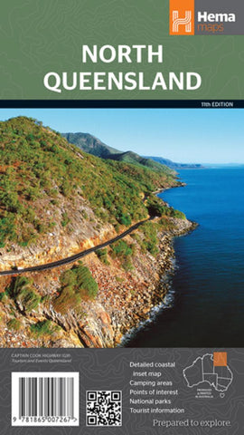 Buy map Queensland, Australia, North by Hema Maps