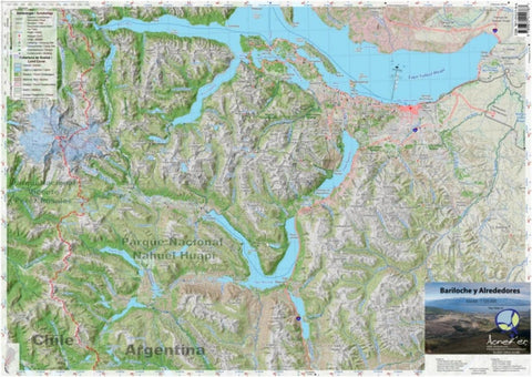 Buy map San Carlos de Bariloche 1:50,000 (detailed map)