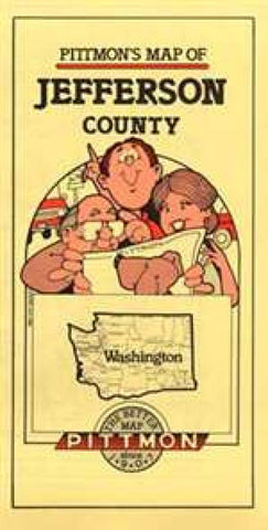 Buy map Jefferson County, Washington by Pittmon Map Company