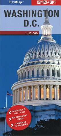 Buy map Washington DC FlexiMap by Kunth Verlag