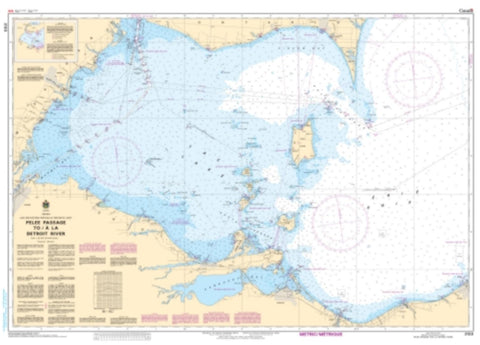 Buy map Pelee Passage to/a La Detroit River by Canadian Hydrographic Service
