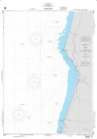 Buy map Point Arguello To Purisima Point (NGA-18722-3) by National Geospatial-Intelligence Agency