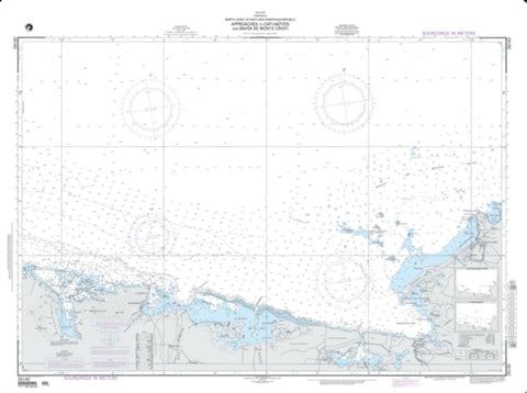 Buy map Approaches To Cap-Haitien And Bahia De Monte Cristi (NGA-26142-10) by National Geospatial-Intelligence Agency