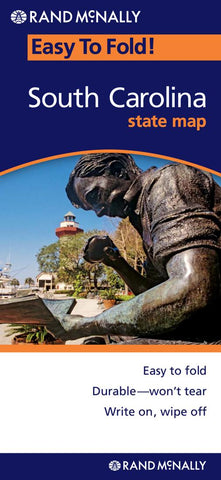 Buy map South Carolina, Easy to Fold by Rand McNally