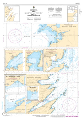 Buy map Plans - Conception Bay, Trinity Bay, and/et Bonavista Harbour by Canadian Hydrographic Service