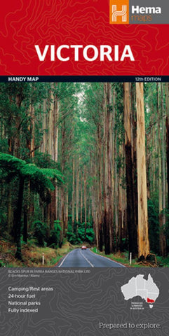 Buy map Victoria, Australia, Handy Map by Hema Maps