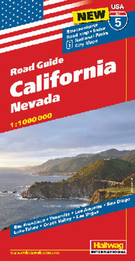 Buy map USA 5: California and Nevada by Hallwag