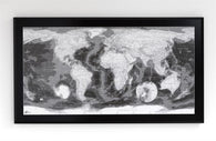 Buy map Classic World Map: Monochrome