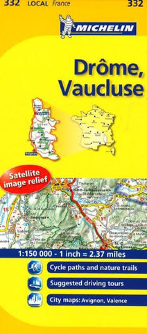Buy map Drome/Vaucluse (332) by Michelin Maps and Guides