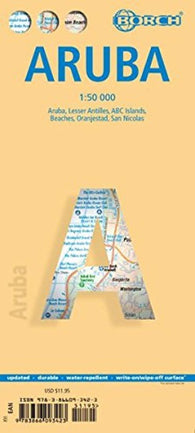 Buy map Aruba, Oranjestad and San Nicolas
