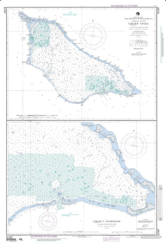 Buy map Likiep Atoll, Marshall Islands (NGA-81587-2) by National Geospatial-Intelligence Agency