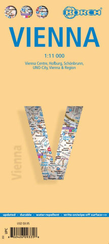 Buy map Vienna, Austria City Map
