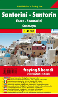 Buy map Santorini, Greece, Road and Leisure Map by Freytag-Berndt und Artaria