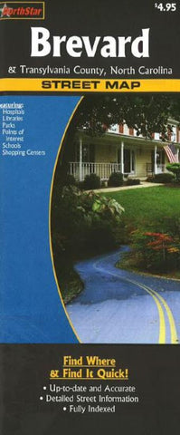 Buy map Brevard & Transylvania County, North Carolina by The Seeger Map Company Inc., NorthernStar (Firm)