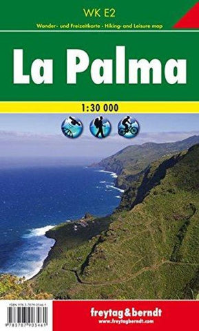 Buy map La Palma, Map + Booklet by Freytag-Berndt und Artaria