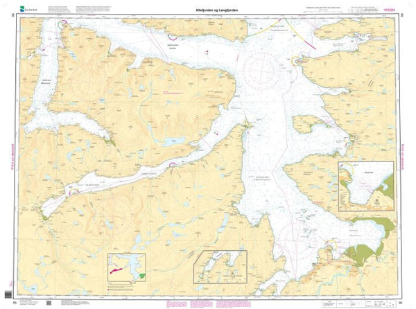 Buy map ALTAFJORDEN OG LANGFJORDEN (96) by Kartverket