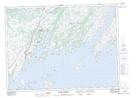001M07 Baine Harbour Canadian topographic map, 1:50,000 scale