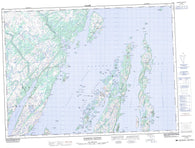 001M09 Harbour Buffett Canadian topographic map, 1:50,000 scale