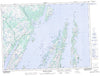 001M09 Harbour Buffett Canadian topographic map, 1:50,000 scale