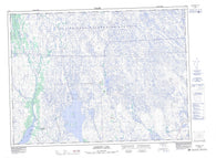 001M15 Gisborne Lake Canadian topographic map, 1:50,000 scale