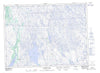 001M15 Gisborne Lake Canadian topographic map, 1:50,000 scale