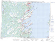 001N11 Harbour Grace Canadian topographic map, 1:50,000 scale