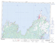 002C11 Bonavista Canadian topographic map, 1:50,000 scale