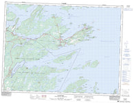 002C12 Eastport Canadian topographic map, 1:50,000 scale