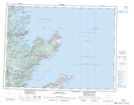 002C Bonavista Canadian topographic map, 1:250,000 scale