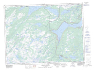 002D08 Port Blandford Canadian topographic map, 1:50,000 scale