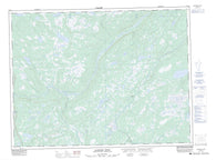 002D11 Eastern Pond Canadian topographic map, 1:50,000 scale